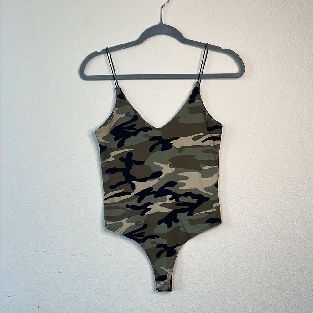 Camo One Piece Bodysuit